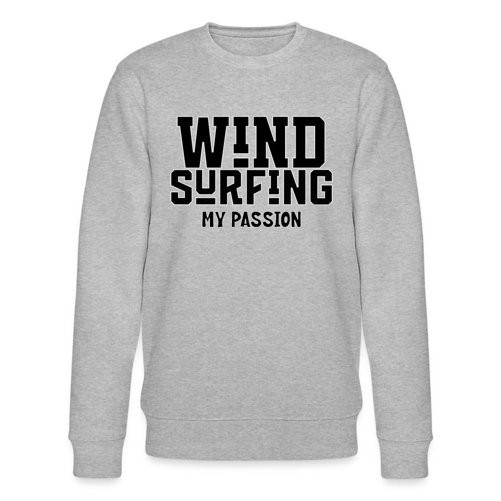 Männer Bio-Sweatshirt -my passion- - Grau meliert