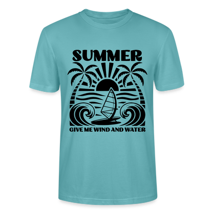 safi s T-Shirt CRAFTER -give me wind and water- - Pastelltürkis