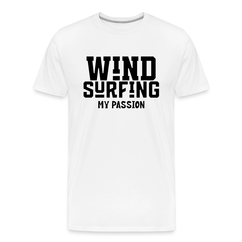 Männer Premium Bio T-Shirt -my passion- - Weiß