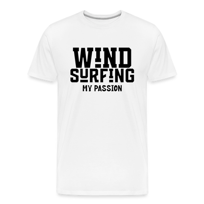 Männer Premium Bio T-Shirt -my passion- - Weiß