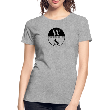 Frauen Premium Bio T-Shirt -ws- - Grau meliert