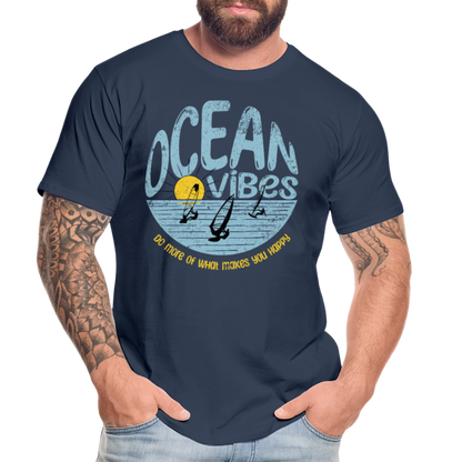 Männer Premium Bio T-Shirt -do more- - Navy