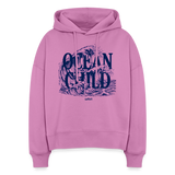 Boxy Frauen Bio Hoodie Nora -ocean child- - Pink
