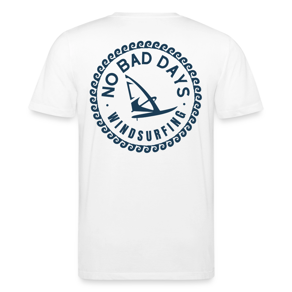 safis Windsurf Shirt Unisex Bio-T-Shirt CREATOR -no bad days- - Weiß