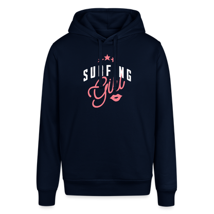 Unisex Bio-Hoodie -surfing girl- - Navy