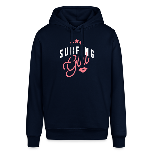 Unisex Bio-Hoodie -surfing girl- - Navy