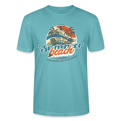 Unisex T-Shirt CRAFTER -summer beach- - Pastelltürkis
