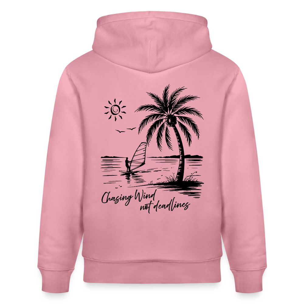 Unisex Bio-Hoodie CRUISER -chasing wind- - Lila Traum