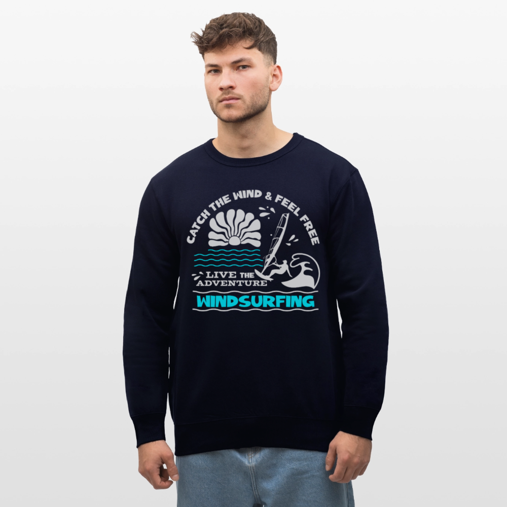 Unisex Bio-Sweatshirt ROLLER -adventure- - Navy