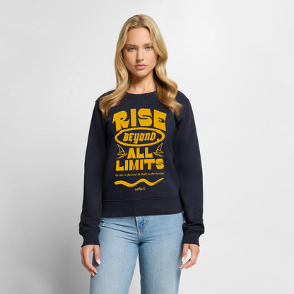 -rise all limits- Frauen Premium Pullover - Navy