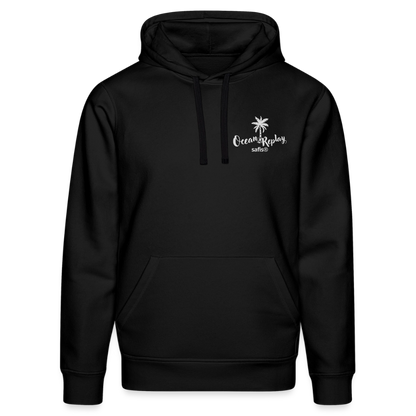 Unisex Bio-Hoodie Drummer -Ocean replay- - Schwarz
