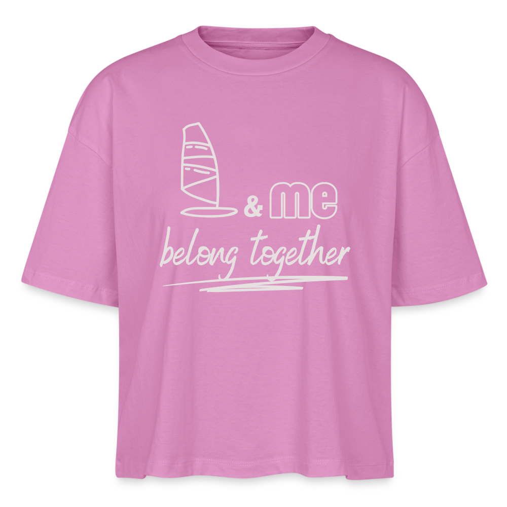 Frauen Boxy Bio-T-Shirt -belong together- - Pink