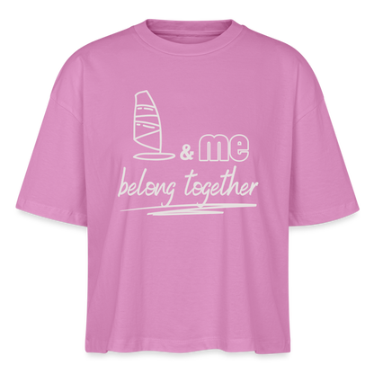 Frauen Boxy Bio-T-Shirt -belong together- - Pink