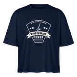 Frauen Boxy Bio-T-Shirt -power- - Navy