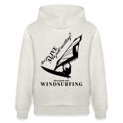 Surfer Hoodie CRUISER -are you alive- - Beige meliert