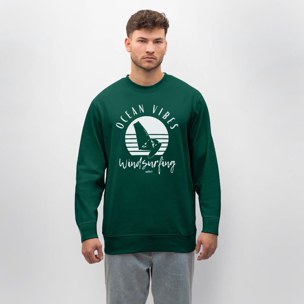 Unisex Bio-Sweatshirt CHANGER -ocean vibes sunset- - Forest