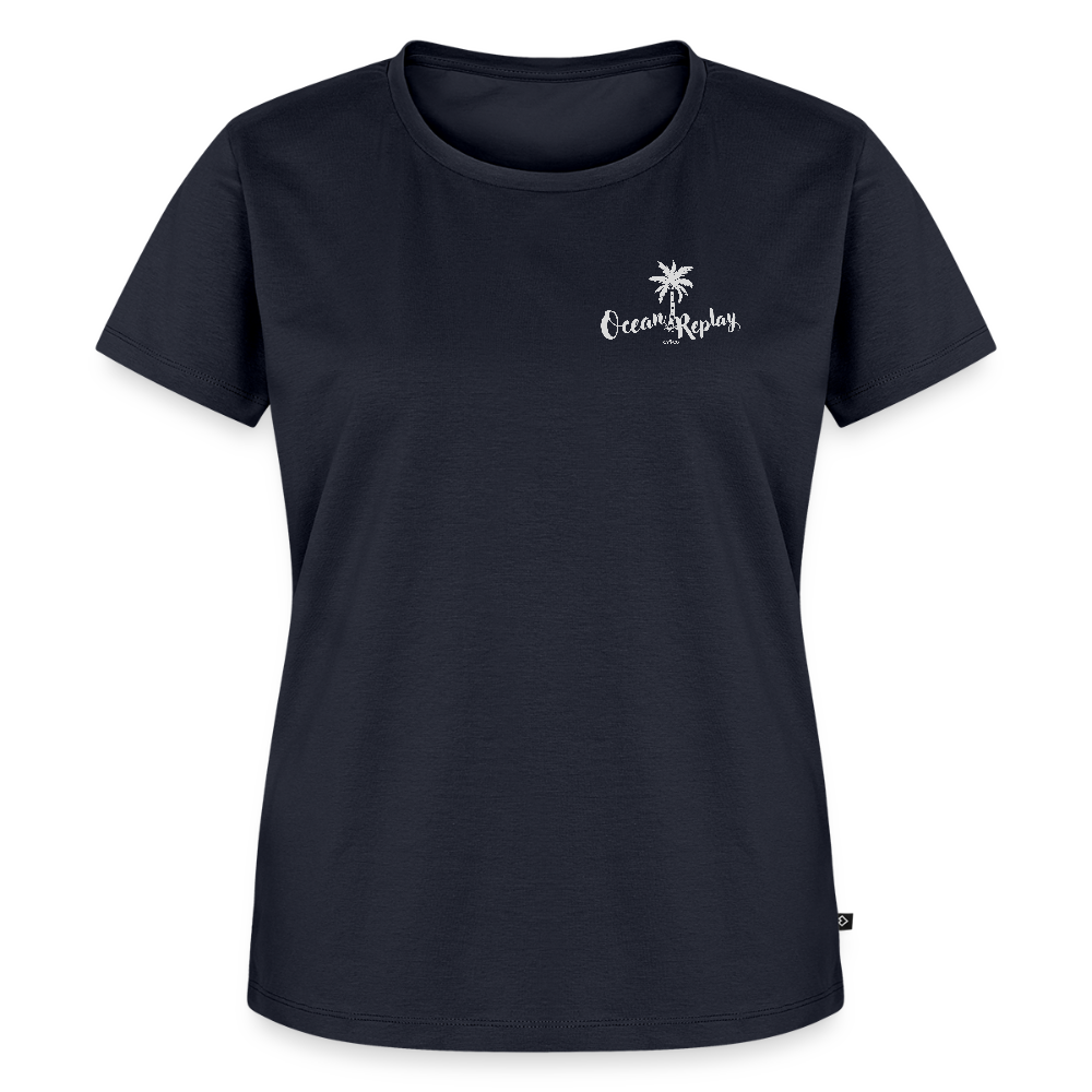 Frauen Premium T-Shirt -ocean replay- - Navy