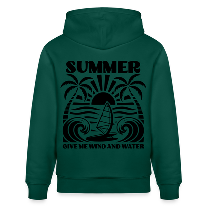 Unisex Bio-Hoodie CRUISER -give me wind and water- - Forest
