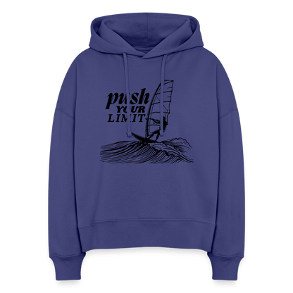 Frauen Bio Hoodie Nora push für Windsurferinnen - Dämmerung