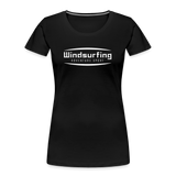 Frauen Premium Bio T-Shirt -adventure sport- - Schwarz