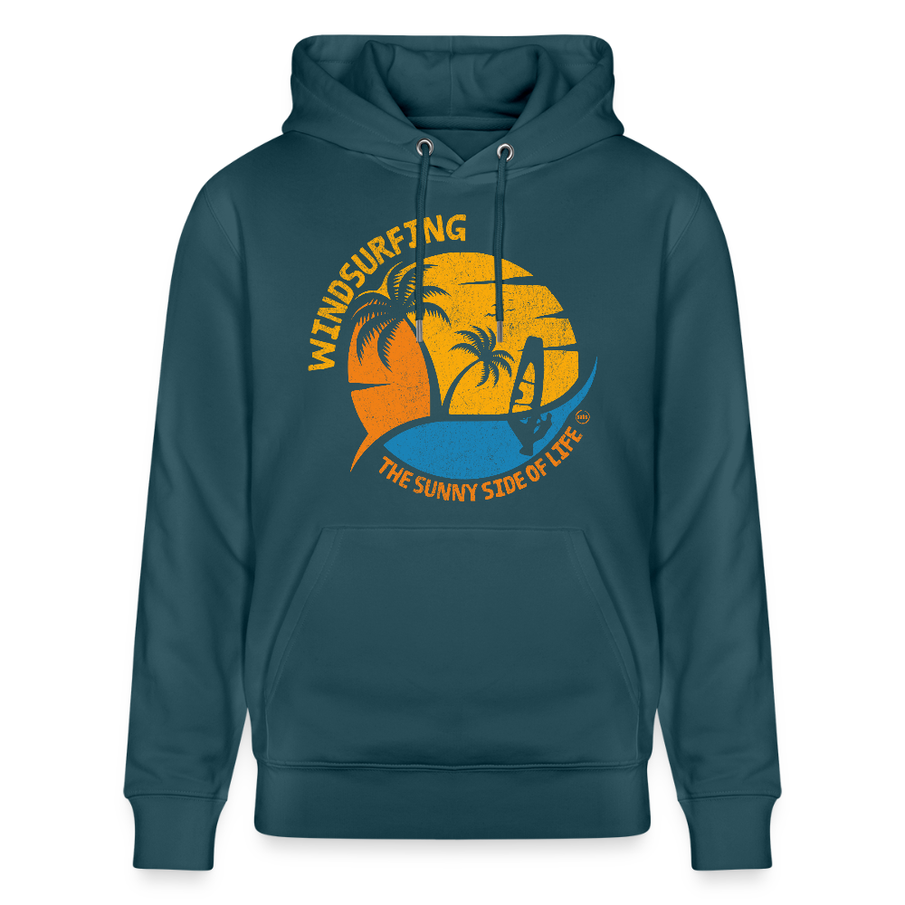 Unisex Bio-Hoodie CRUISER -sunny side- - Dunkles Petrol