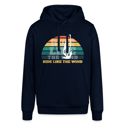 Unisex Bio-Hoodie -ride like the wind- - Navy