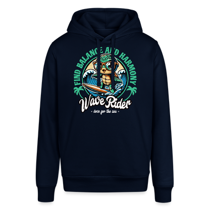 Unisex Bio-Hoodie -wave rider- - Navy