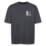 Unisex Oversize Bio-T-Shirt -surf to be happy- - Indigoblau