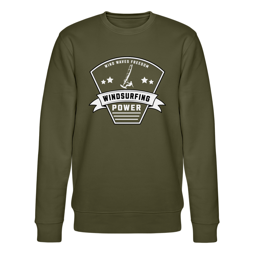 Unisex Bio-Sweatshirt CHANGER -power- - Khaki