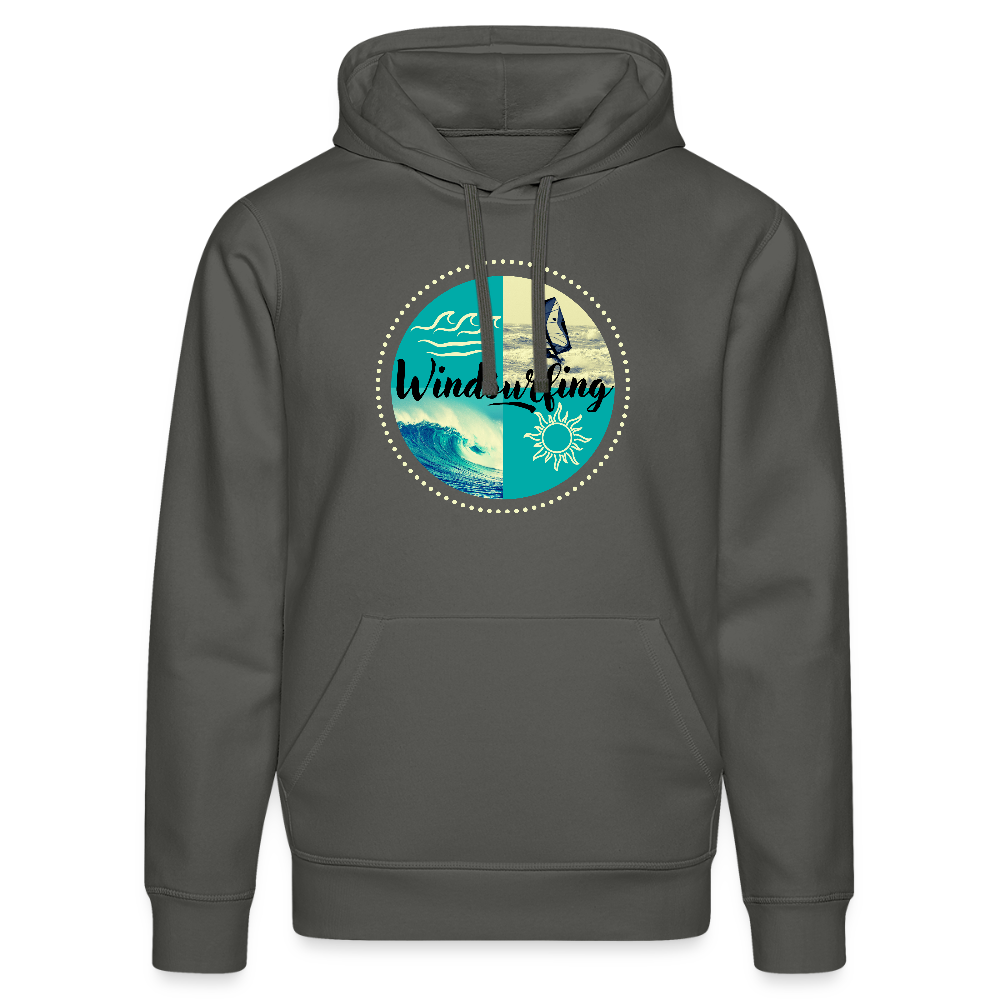 Unisex Bio-Hoodie DRUMMER -ocean- - Anthrazit