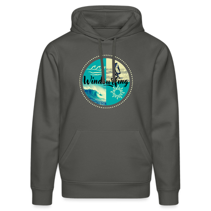 Unisex Bio-Hoodie DRUMMER -ocean- - Anthrazit