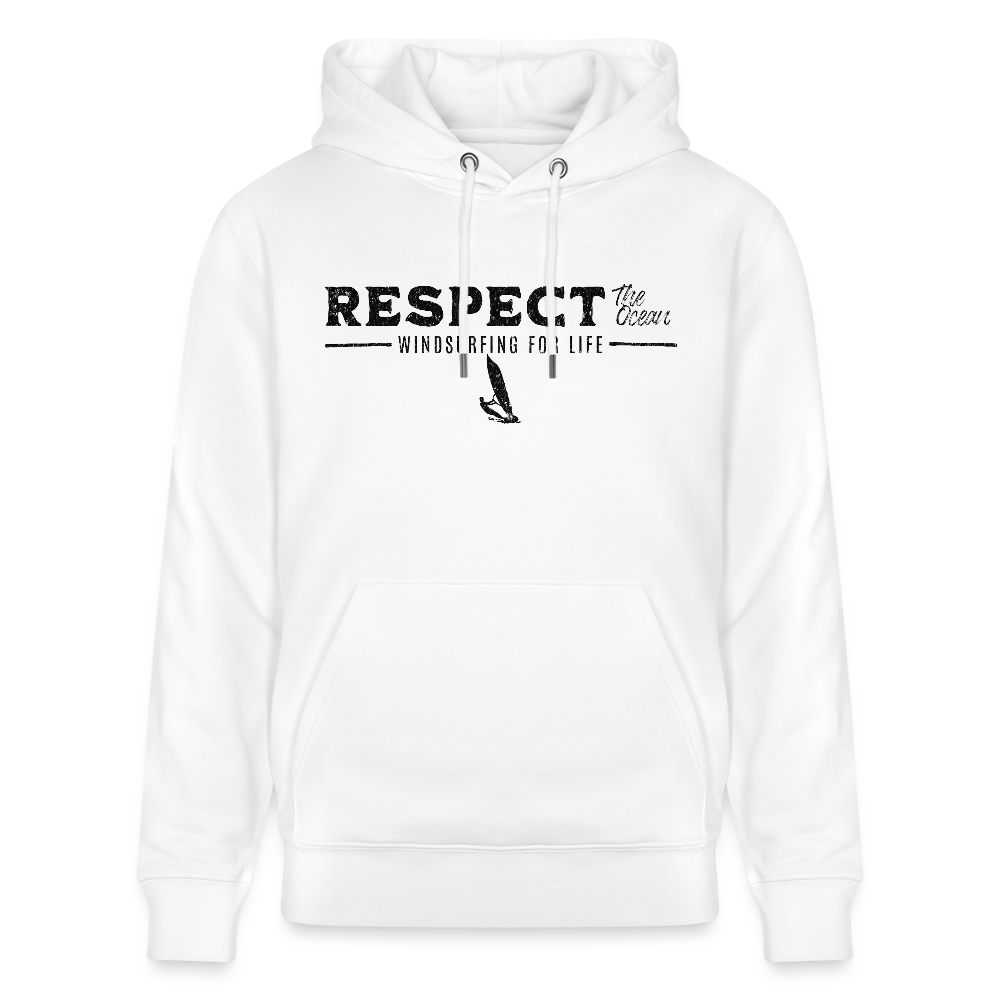 Unisex Bio-Hoodie CRUISER -respect- - Weiß