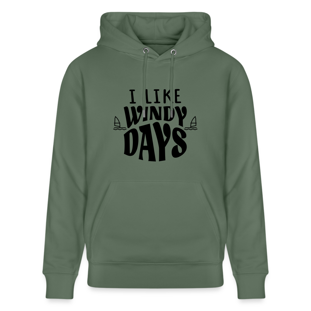 Unisex Bio-Hoodie CRUISER -windy- - Tanngrün