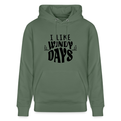 Unisex Bio-Hoodie CRUISER -windy- - Tanngrün