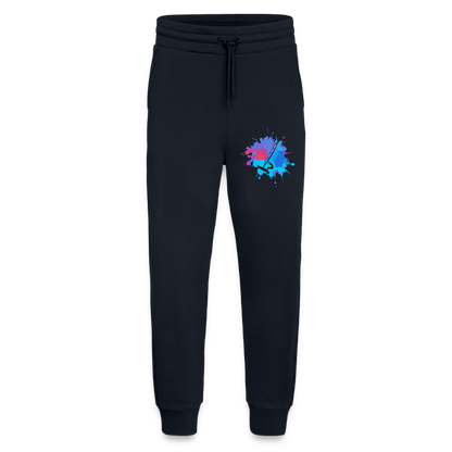 Organic Relaxed Jogginghose -Farbklecks- - DARK NAVY