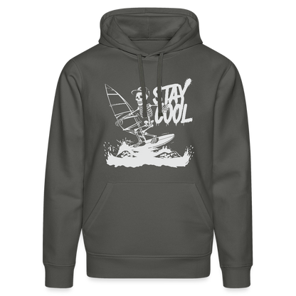 Unisex Bio-Hoodie DRUMMER -stay cool- - Anthrazit