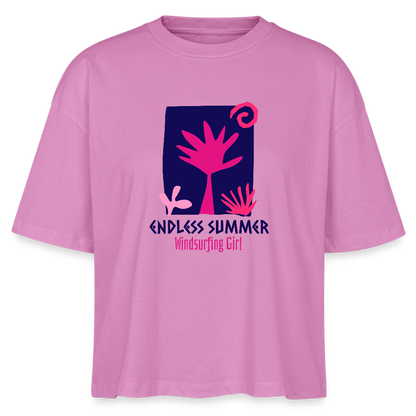 Frauen Boxy Bio-T-Shirt -endless summer- - Pink