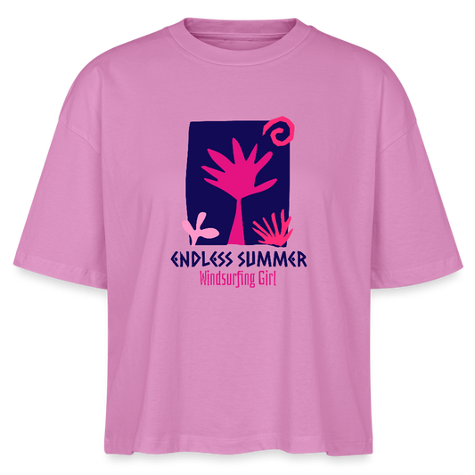 Frauen Boxy Bio-T-Shirt -endless summer- - Pink