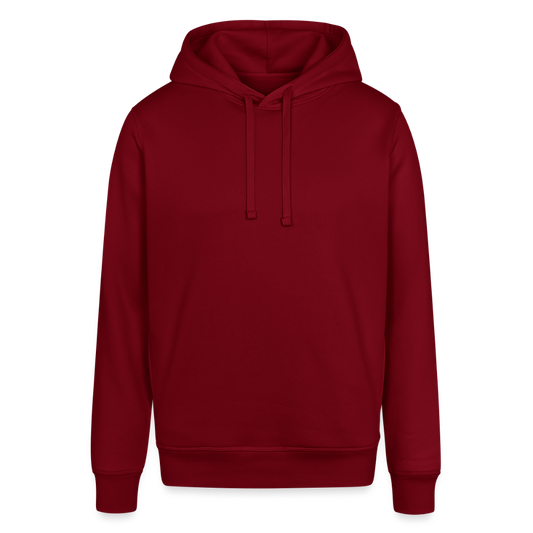 Unisex Bio-Hoodie -wavy- - Burgunderrot