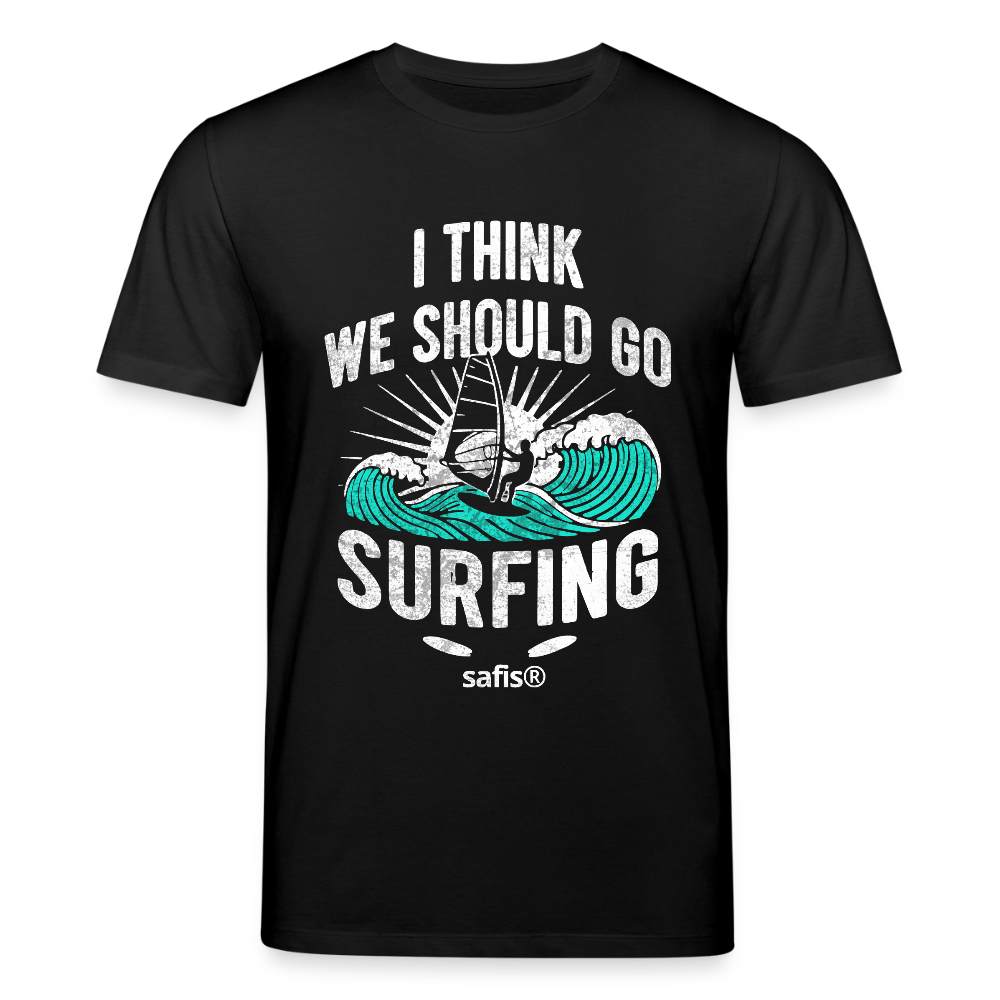 Unisex Bio-T-Shirt CREATOR -surfing- - Schwarz