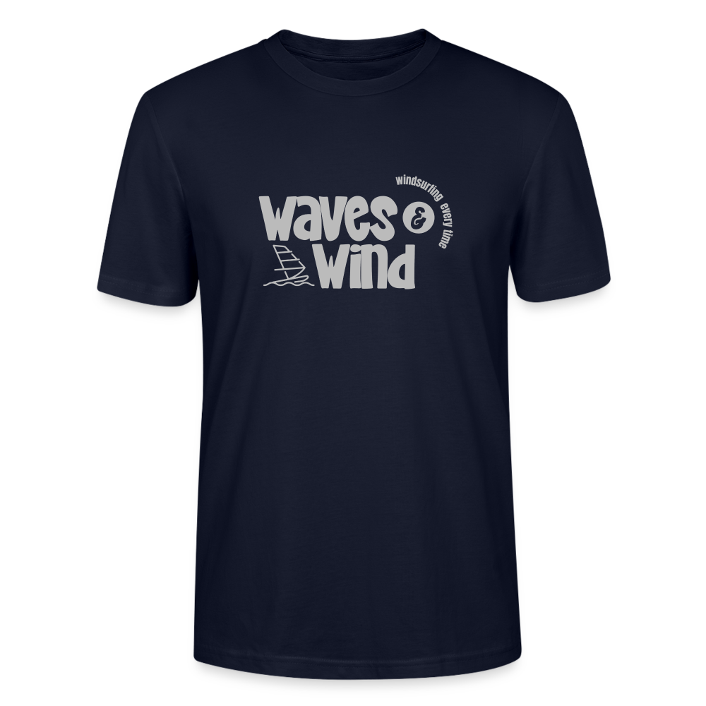 Unisex T-Shirt -waves & wind- - Navy