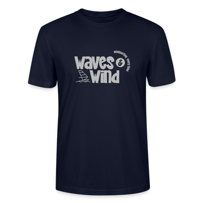 Unisex T-Shirt -waves & wind- - Navy