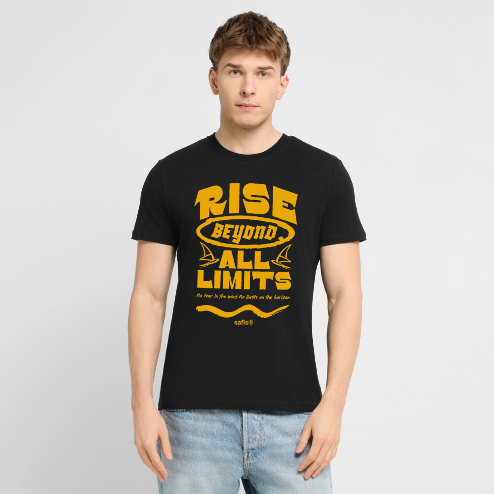 -rise all limits- Unisex Bio-T-Shirt CREATOR - Schwarz