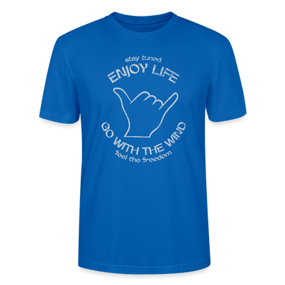 Unisex T-Shirt CRAFTER -enjoy life- - Pfauenblau