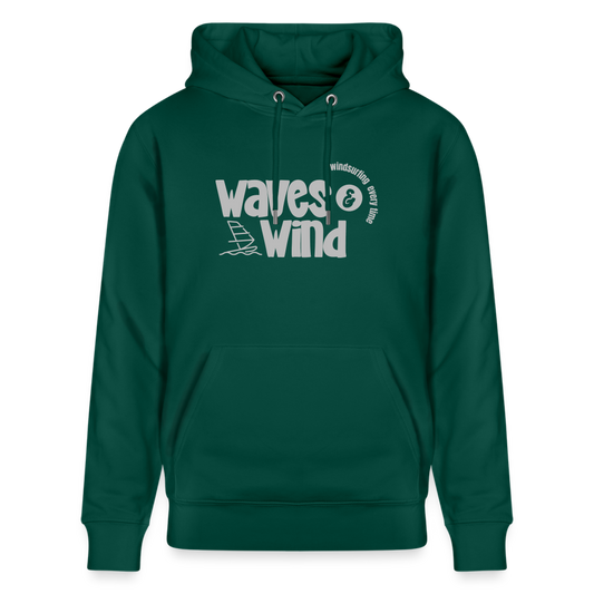 Unisex Bio-Hoodie CRUISER -waves & wind- - Forest