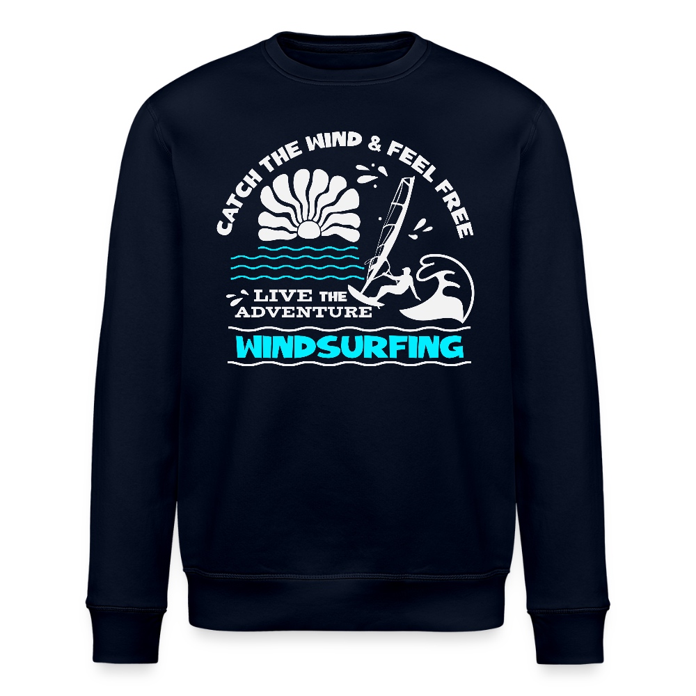 Unisex Bio-Sweatshirt ROLLER -adventure- - Navy