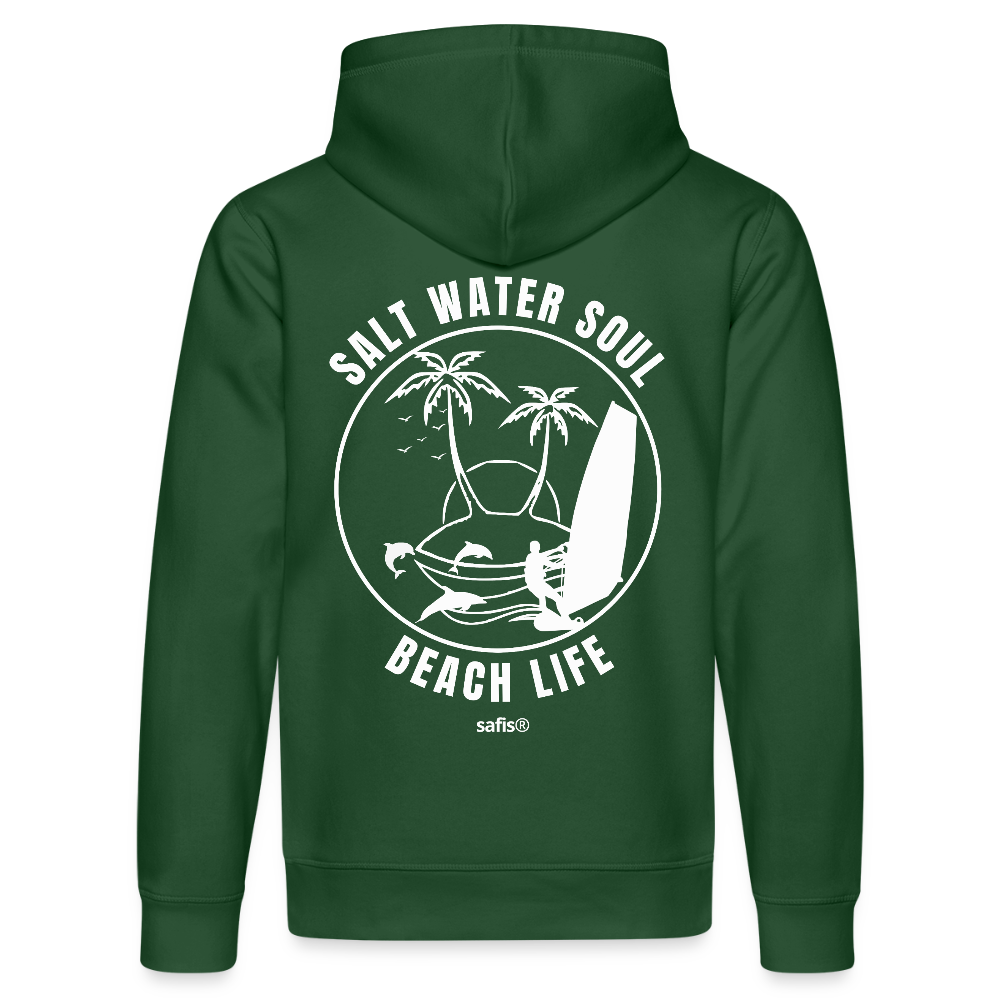 Unisex Bio-Hoodie DRUMMER -salt water soul- - Flaschengrün