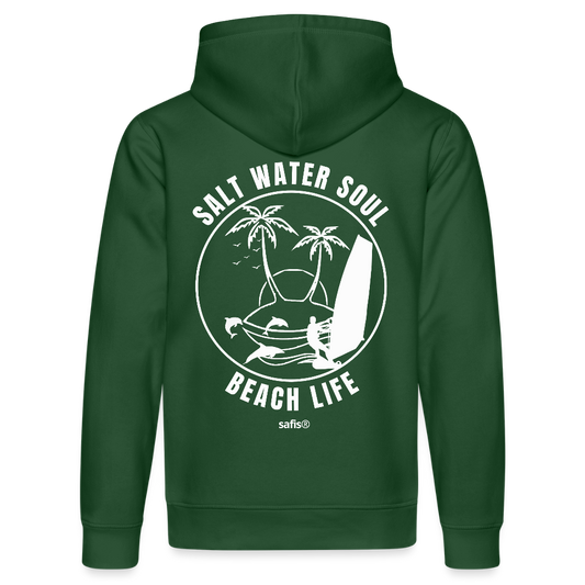 Unisex Bio-Hoodie DRUMMER -salt water soul- - Flaschengrün