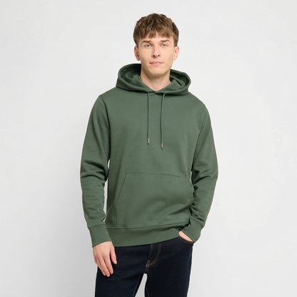 -no life- Unisex Bio-Hoodie CRUISER - Tanngrün