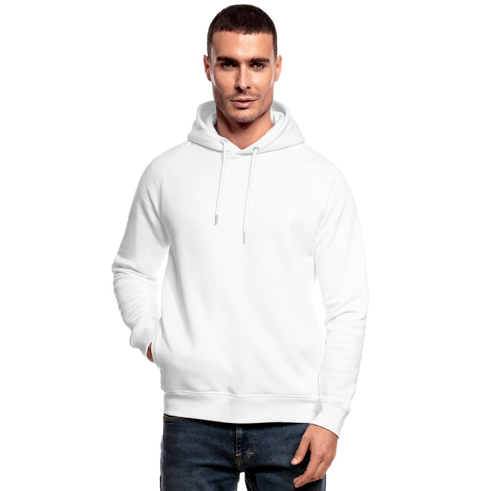 Unisex Bio-Hoodie -ich will surfen- - Weiß